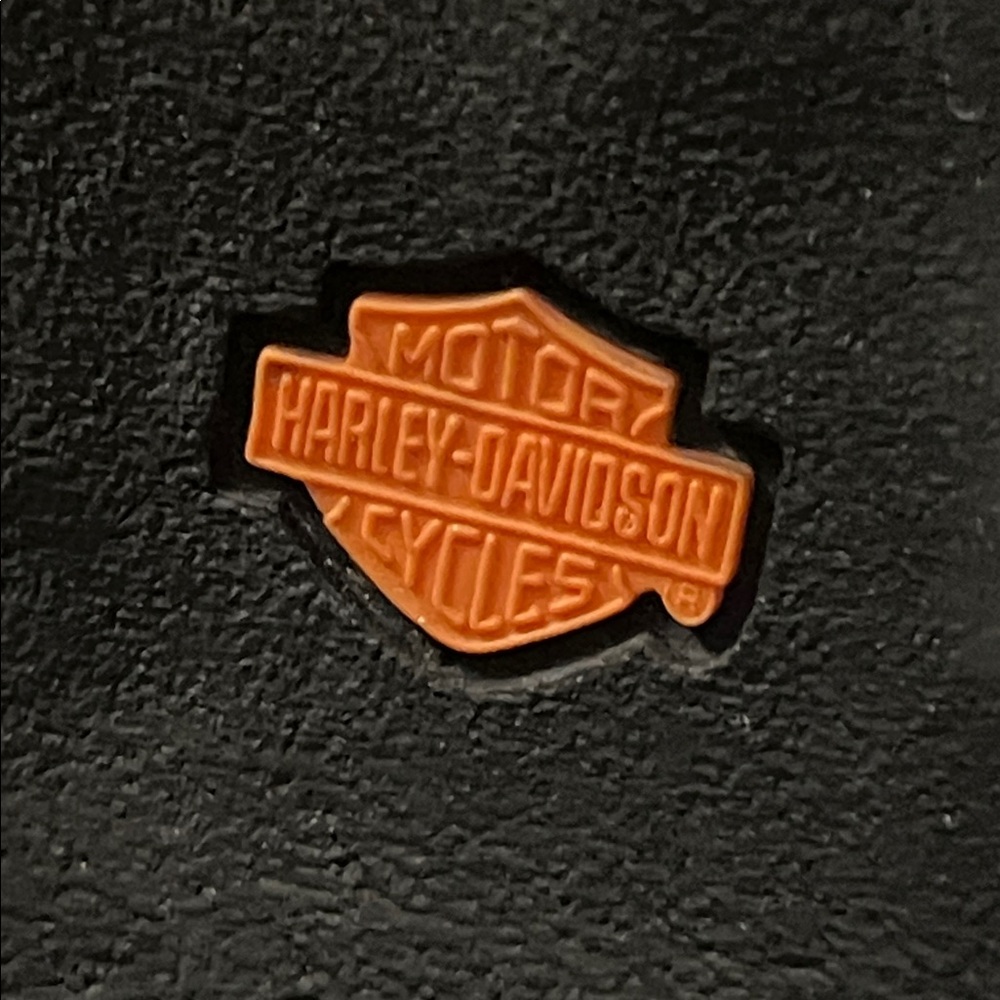 HARLEY-DAVIDSON 🏍️ 9” BLACK LEATHER MOTO BIKER MOTORCYCLE ZIP-UP RIDING BOOTS 10 - Picture 13 of 14